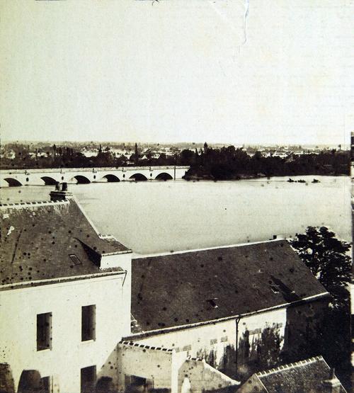 Le pont SNCF d'Orléans en septembre 1866
