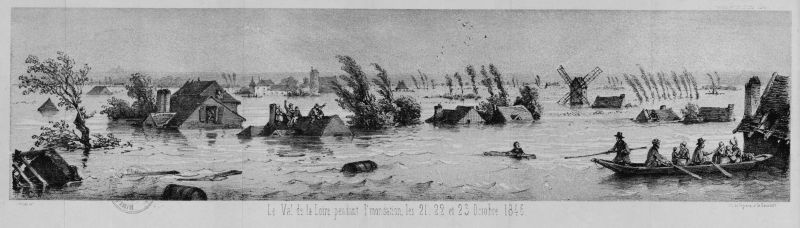 Vue du Val de Loire le 22 octobre 1846