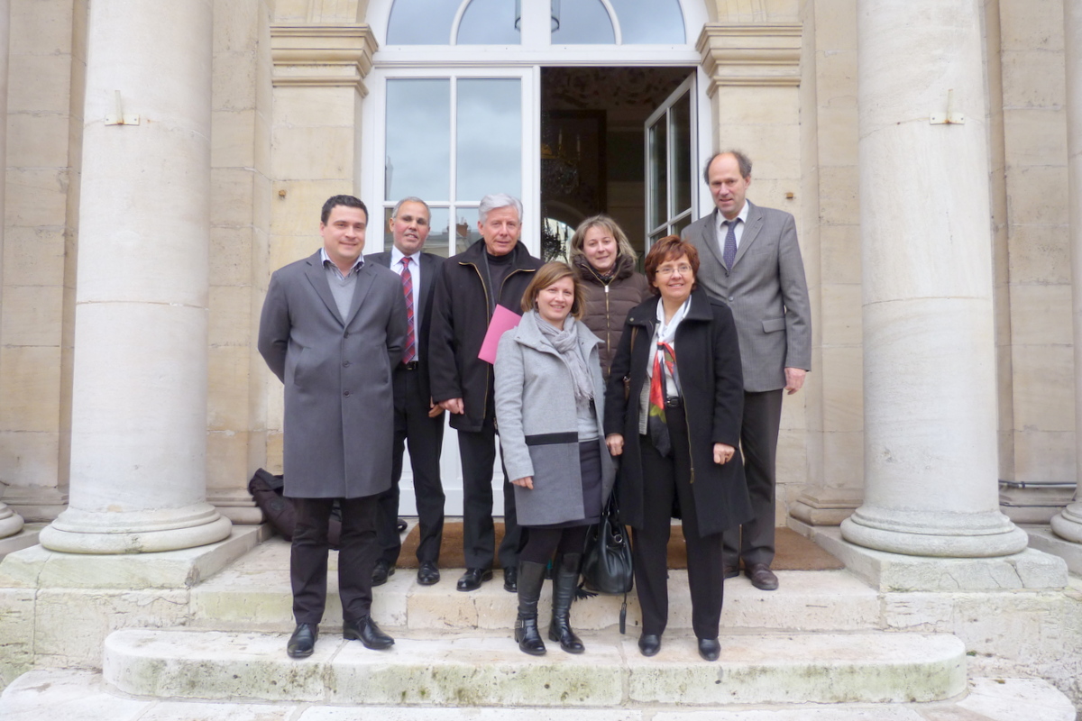 Les signataires de la charte CO2 le 10 février 2014
