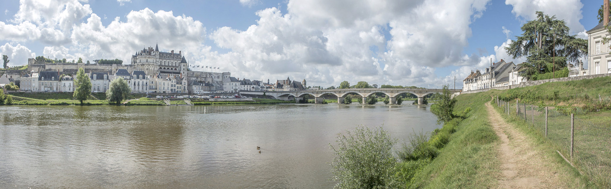 Site inscrit des "Rives et îles de la Loire à Amboise", Indre-et-Loire.