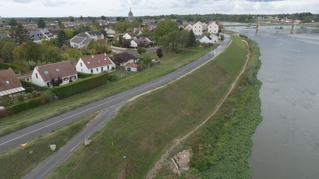 Talus de digue après travaux (source : Drone Expertise)