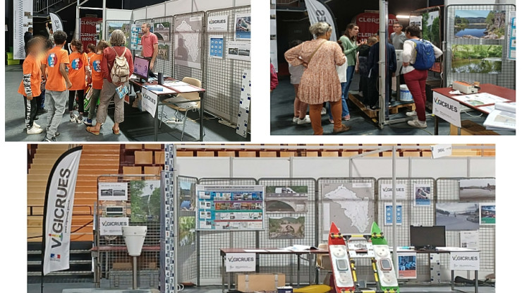 Photos des ateliers et de l’exposition aux Cours H2O en 2022