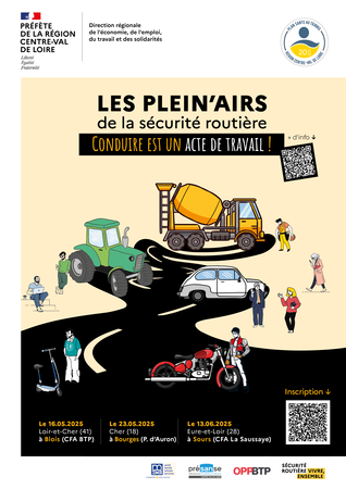 Affiche des journées Plein'Airs de la sécurité routière